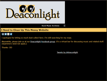 Tablet Screenshot of deaconlight.com